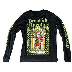 Dropkick Murphy’s St.Patrick’s Day 2022 Tour T Shirt Long Sleeve Men’s Size M